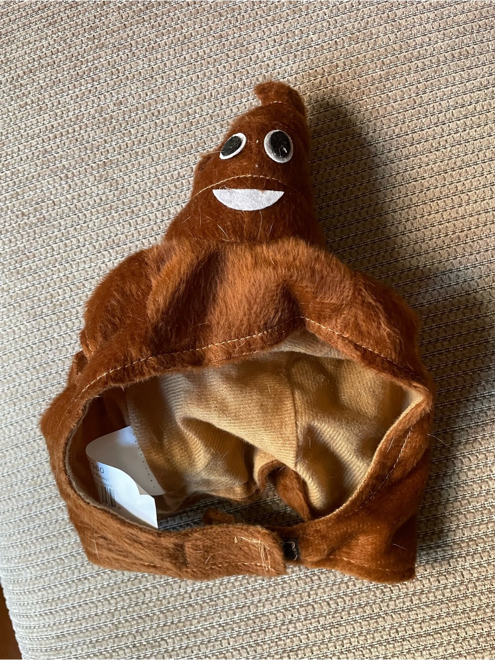 Plush Brown Poop Emoji Hat
